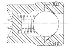 Slip-In Cross-Section Drawing