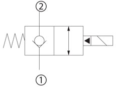 2-Way, Poppet, Piloted Example Schematic 